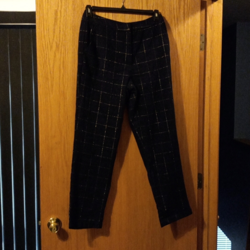 Draper james womens blue and gold  pants